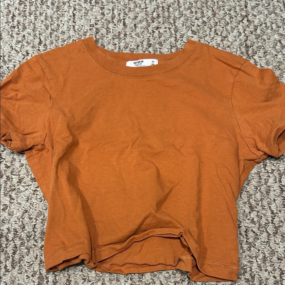 Cotton on cropped baby T